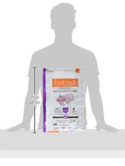 Instinct Limited Ingredient Diet grain-free formula; dry kibble supports healthy coat.
