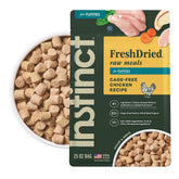 Instinct Puppy Freeze-Dried Meals bag front; grain-free puppy nutrition.