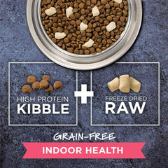 Instinct Raw Boost freeze-dried pieces add texture and flavor variety.