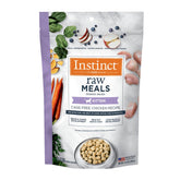 Instinct Raw Meals freeze-dried kitten chicken bag highlighting convenient daily feeding.