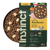 Instinct RawBoost real chicken first ingredient for strong muscles.