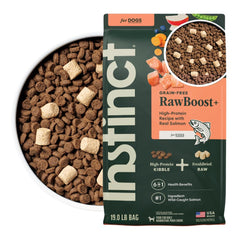Instinct RawBoost real salmon first-ingredient bites for protein-rich nutrition