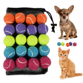 INSUM 1.5-inch mini tennis ball in yellow, easy to spot for indoor play