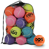 INSUM squeaky dog balls multicolor pack ideal for energetic fetch and easy visibility.
