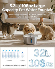 Invengo ultra-quiet pump runs under 25dB for peaceful rooms.