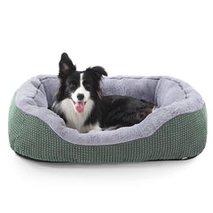 INVENHO dog bed medium plush surface offers cozy naps