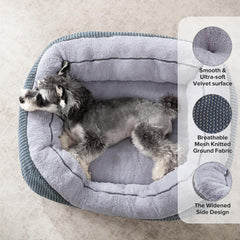INVENHO dog bed medium side view highlighting easy access