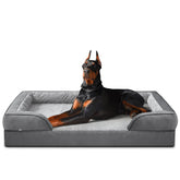 INVENHO Orthopedic XXL dog bed with egg-crate foam for joint support and comfort.