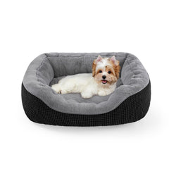 INVENHO small dog bed front view: cozy, supportive shape for relaxed lounging