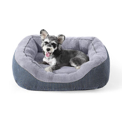 INVENHO small dog bed plush-surface for cozy lounging and calming naps.