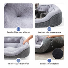 INVENHO small dog bed plush sleeping surface for gentle comfort