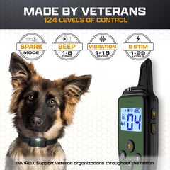 INVIROX 123-level modes offer customizable signals for different dog temperaments.