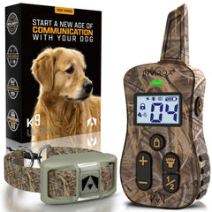 Invirox Ultra K9 remote for precise training with adjustable levels.