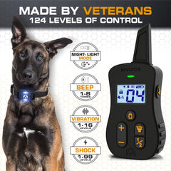 INVIROX Ultra K9 collar night light aids nighttime training visibility.