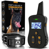INVIROX Ultra K9 collar remote for precise training control on large dogs.