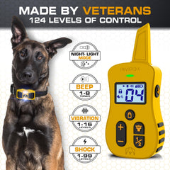 INVIROX Ultra K9 remote control with 124 levels for precise dog training