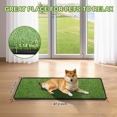 InwodiTeki dog pee pad featuring drainage holes for quick drying