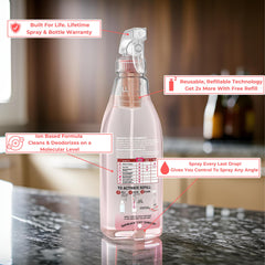 ION Fusion refill pod insert shows cost-saving refill capability and reduced plastic waste.