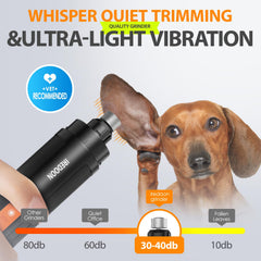 IREDOON dog nail grinder with three grinding ports for versatile sizing.