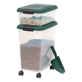 IRIS Remington 30-lb container front view showing bulk kibble storage.