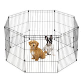 IRIS USA 30in 8-panel playpen panel assembly for quick setup indoors or outdoors