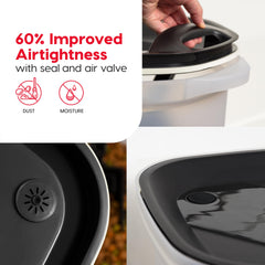 IRIS USA design with wheels enables easy mobility in the kitchen.