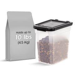 IRIS WeatherPro translucent body shows food level at a glance