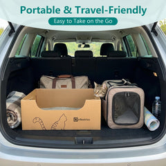 IRRESTRICO recyclable cardboard litter pan offers an eco-friendly option for homes.