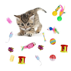 ISMARTEN fluffy mouse stimulates chasing instincts and tactile fun.