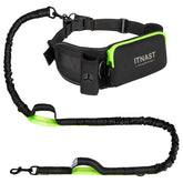 ITNAST hands free leash with padded waist belt for comfortable walks