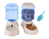Ito Rocky feeding solution front view with automatic feeder and 1-gallon bottle.