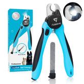 iToleeve LED dog nail clipper with light helps illuminate nails for safer trimming.