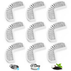 ITSCUTE cat and dog fountain filters nine-pack front view for clean drinking water