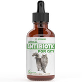 iVitamins Cat Antibiotic bottle with chicken flavor for daily wellness.