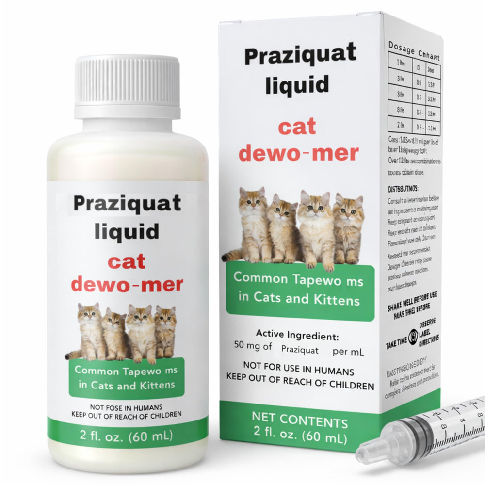 IVULTRA lvermect liquid cat bottle for easy dosing with meals