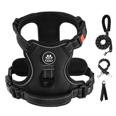 IVY&LANE no-pull harness for small dogs with neck-side on/off design for quick fitting.