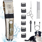 IWEEL Dog Clippers full kit view for easy at-home grooming of pets