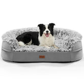 Iweepet orthopedic bed egg-crate foam close-up for superior support.
