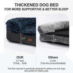Iweepet half-round design from the side supports secure snooze for seniors