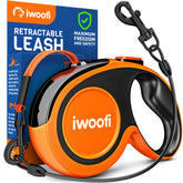 IWOOFI retractable leash with 18.2 ft reach for controlled daily walks with small to medium dogs