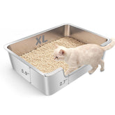 IXARO Low Entry Litter Box front view with ultra-low entry easing access.