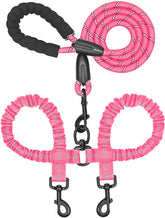 iYoShop Dual Dog Leash with 360° swivel prevents tangling during walks.