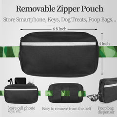iYoShop hands free dog leash with dual padded handles for comfortable control