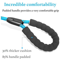 iYoShop no-tangle design with 360-degree rotation keeps dogs moving freely.