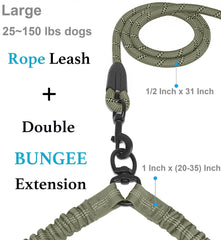 iYoShop double bungee extension (20-35in) absorbs shocks for smoother walks