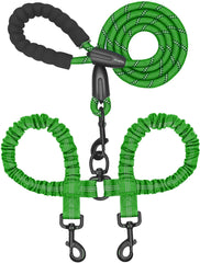 iyoshop Dual Dog Leash with 360 swivel for smooth, tangle-free walks.
