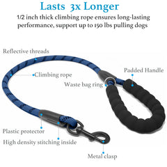 iYoShop Dual Dog Leash tangle free design allows dogs to move freely