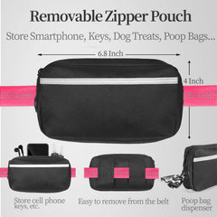 iYoShop dual padded handles for comfortable running with your dog.