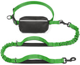 iYoShop hands-free dog leash with zipper pouch for secure storage during walks