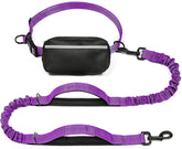 iYoShop hands free dog leash with zipper pouch for secure storage during walks